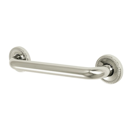 15-1/16 L, Contemporary, 17 Ga. Brass, Grab Bar, Polished Nickel